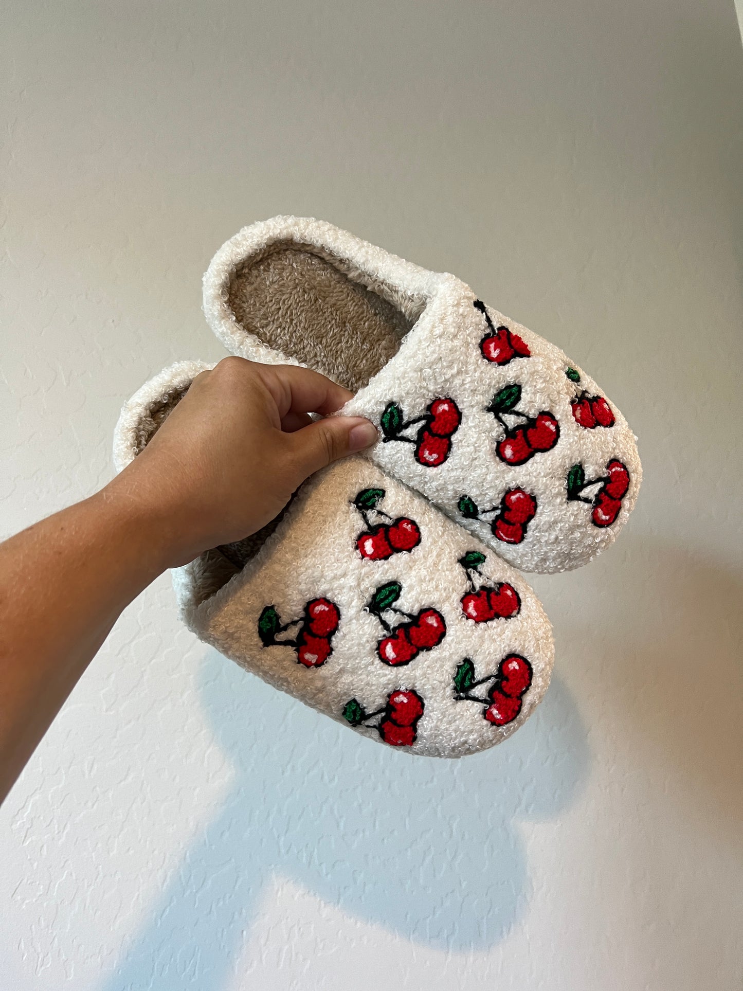 Cherry slippers