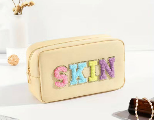 “Skin” cosmetic & toiletry zipper bag