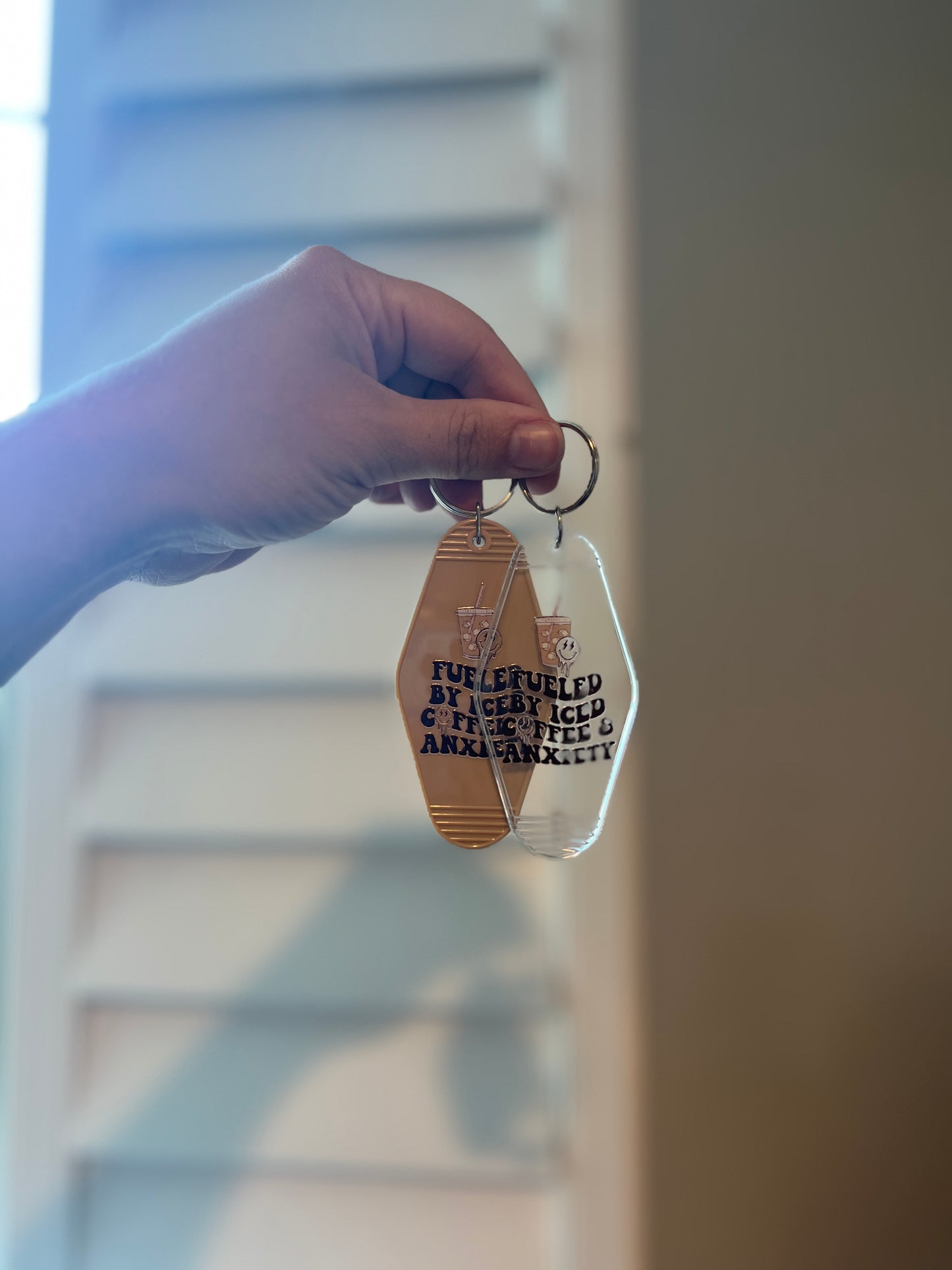 motel keychain (more colors & designs)