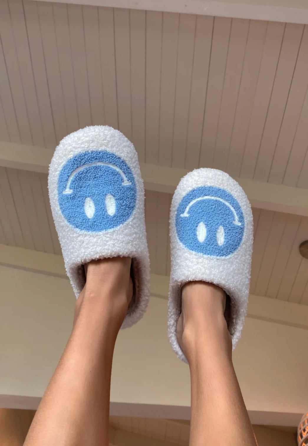 smiley face slippers (choose colors)