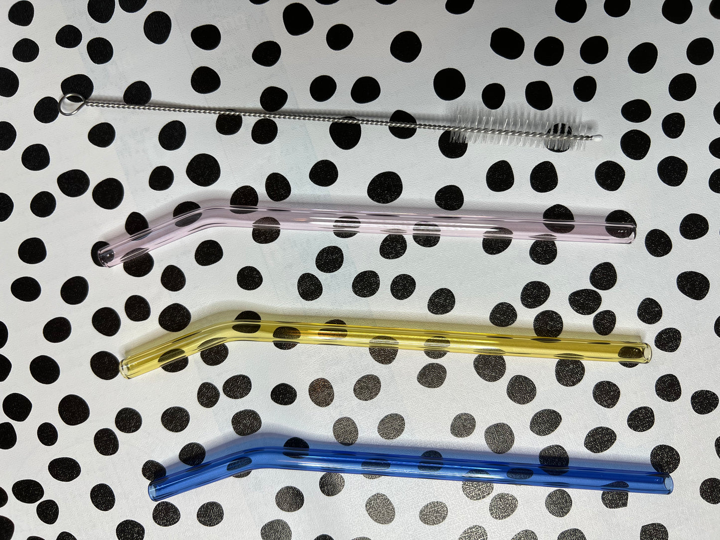 reusable glass straw (more colors + clear)